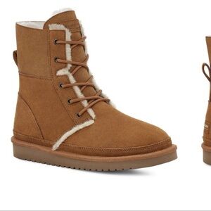 Koolaburra by Ugg Tan Lace-Up Winter Boots